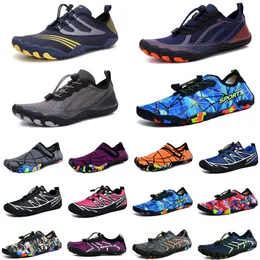 Scarpe da scoglio arancione ciano maro giallo scarpe da trampolino scarpe da spiaggia coppia sneakers creek con suola morbida grigio pelle a piedi nudi snorkeling trampolieri fitness scarpe da ginnastica sportive da donna