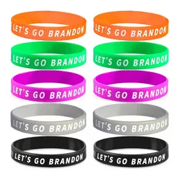 Let's Go Brandon Silikon-Armband, Partygeschenk, Gummi-Armband, Geschenk zur US-Präsidentschaftswahl, Handschlaufe bb0311