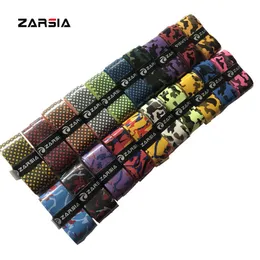 Bandada de suor 8pcs zarsia impressão pegajosa tênis overgrips durável Badminton Racket Grips Bandas de moletom Squash