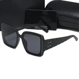 Мужчины CH6612 Классическая бренда Retro Women Sunglasses 2023 Luxury Designer Band Bands Big Frame Designer