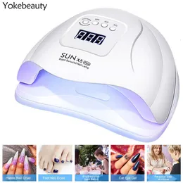 Secadores de unhas sol sun x5 mais lâmpada LED UV para lâmpada de secador de unhas para manicure 10306099s Timer lâmpada de secagem de unhas de secagem 230310