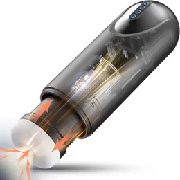 Masturbatoren neues Produkt männlich saugen Alien-Flugzeug-Cup-Masturbation vollautomatische Teleskop-Clip saugen Deep Throat Aussprache Sexspielzeug für Erwachsene