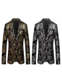 2018 новый мужской костюм с цветочной курткой мужские блейзер