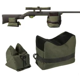 Panniers Bags Outdoor Bike Front Rear Bag Support Rifle Sandbag Set Portable Sniper Hunting Tactical Gun Rest Target Stand CS Shooting Bag 230311