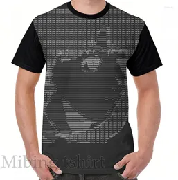 Erkekler Tişörtleri Komik Baskı Erkek Gömlek Kadın Üstler Tee Love Lain Ascii Grafik T-Shirt O yaka Kısa Kollu Günlük Tshirts