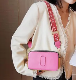 Plånböcker axelväskor marc crossbody väskor handväskor designer väska kvinnor dam mode all-match klassiska multicolor purses h03013