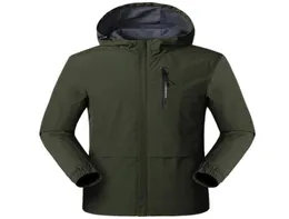 New Jacket Men Spring Autumn Thin Singlelayer Fleece Waterproof Casual Clothing Mens Outwear Breathable Windproof Rain Jackets1578966