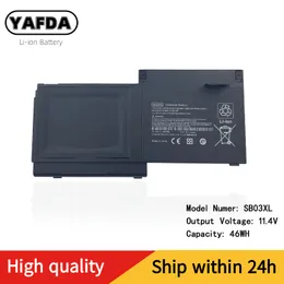 Tablet PC Batteries SB03XL Laptop Battery for HP Elitebook 720 725 G2 820 G1 G2 716726-421 717378-001 HSTNN-LB4T HSTNN-I13C 11.