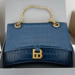 Moda couro de crocodilo bolsa tiracolo moda pacote de corrente bolsa feminina Balencaiga Balenciagas tote designer de luxo Crush mylon hobo carteira bolsos para cartão bolsa de ombro bolsa de ombro