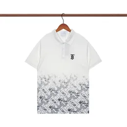 Nowa moda londyńska Anglia koszule Polos Projektanci Polo koszule High Street Hafdery drukarskie T-koszulka Summer Cotton Casual Tabliski Q18