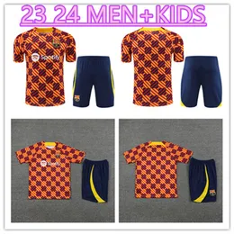 دعوى تدريب Camisetas de Soccer Courgeys Football Memphis Pedri Adama Auba Barcelona Ferran 23 -24 Ansu Fati 23 23 Gavi F. Jong Dest Kit Shirt Men Kids Sets Uniform 02