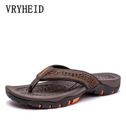 Men s VRYHEID Slippers Summer Beach Shoes Non slip Sport Flip Flops Comfort Casual Thong Sandals Outdoor Big Size Slipper Shoe lip Flop Caual Sandal