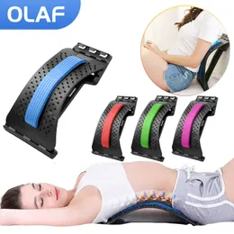 Massageador traseiro Massagem magnética Músculo Relaxe Aterapia da postura Corretor de terapia traseira da coluna alongada Manter de suporte lombar alívio da dor 230310