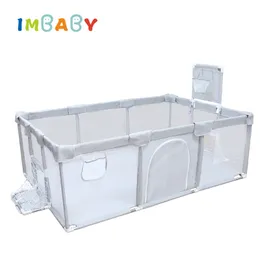 Baby Rail Imbaby Baby Palytens Playpen de desenho animado para crianças Bolas de playground Bolas de playground piscina para barreiras de segurança infantil 230310