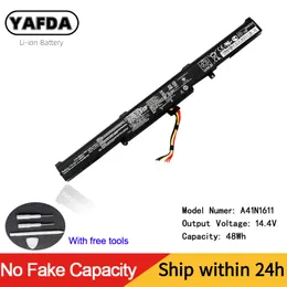 Tablet PC Batteries A41N1611 Laptop Battery For ASUS ROG GL553 GL553VD GL553VE GL553VW Series A41LK5H A41LP4Q 14.4V 48Wh
