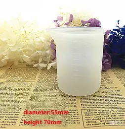 100 ml Transparenter Messbecher Mit Skala Kleber Silikon Messwerkzeuge Für DIY Backen Küche Bar Esszimmer Zubehör