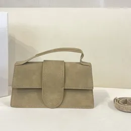 Markentasche, Designer-Damentasche, Senior-Textur, leichte Luxus-Handtasche, einzelne tragbare Umhängetasche, Messenger-Tasche, Hirschleder-Samt, kleine kleine quadratische Tasche