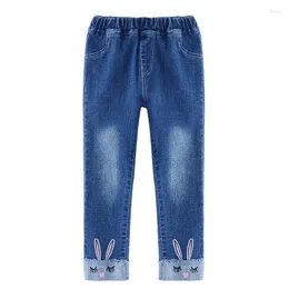 Jeans Kids Render Pants Toddler Girl Outfit Skinny Long Legging Bottoms Girls Casual Denim Trousers Embroidery