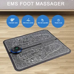 Massageador de pé de massa massageio de massageiro Pés EMS Calf Electric Tool Dispositivo