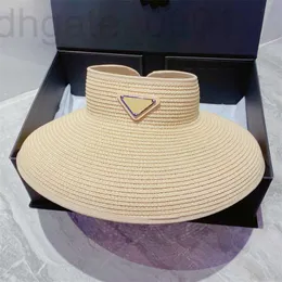 Visors Designer Grass Braid S Hat for Womens Men Mode Mash Mash Słomka Hats Kobiety Luksusowy Casquette Beach Sunhat Wysoka jakość 2PJ6