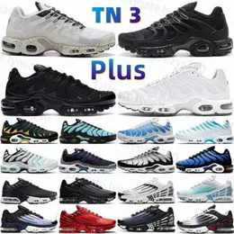 TN Plus 3 캐주얼 신발 여성 남성 테라스 케이프 트리플 흰색 검은 색 볼 블랙 겨우 볼 히퍼 하늘 푸른 분노 jade 레이저 늑대 회색 남성 트레이너 야외 스포츠 O1MS