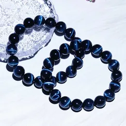 Bracelets Natural blue Eagle cat effect is good Blue tiger eye stone bracelet crystal