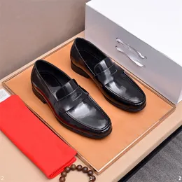 P12/3Model luksusowe buty skórzane męskie buty przyjęcia weselne luksusowe męskie floty biznesowe duże mokasyny formalne buty 2023