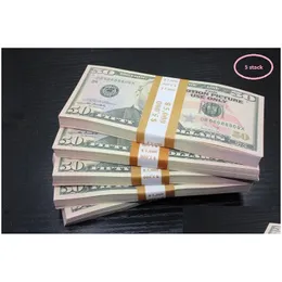 Funny Toys Fake Money Toy Toy 100pack Kopie 50 einhundert Dollar Rechnungen Realistisches Spiel, das echt aussieht, doppelt so tun Prop271l Drop DHVVH3QGEM6HS