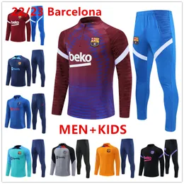 Barcelonas Soccer Tracksuits Ansu Fati Football T Shirt Tracksuit Kit 22/23 Men and Kids Barca Oner Boys Lewandowski F. De Jong Training Suit