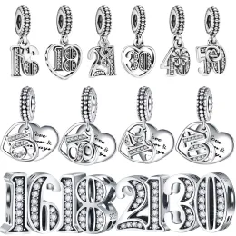 925 silver Fit Pandora Original charms DIY Pendant women Bracelets beads Plata De Ley 925