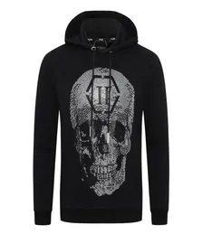 Plein Bear Brand Men039s Hoodies Sweatshirts Warm Thick Sweatshirt Hiphop Loose Characteristic Personality PP Skull Pullover4976245