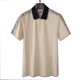 23 Heren Stylist Polo Shirts Luxe Italië Mannen Designer Kleding Korte Mouw Mode Casual Man Zomer T-shirt Vele kleuren zijn beschikbaar Grootte