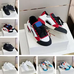 23S/S gemengd-materiaal Portofino sneakers schoenen Maxi-LACES RUBBER 3D CALFSIN MET TECHNISCHE FAART Trainers Luxuremerk Laag Top Casual Walking