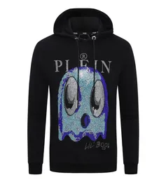 Plein Bear Brand Men039s Hoodies Sweatshirts Warm Thick Sweatshirt Hiphop Loose Characteristic Personality PP Skull Pullover1600066