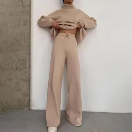 Kadın Pantolon Capris 1 Set Üst Düz Renkli Çekme