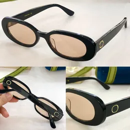 Klasyki Vintage Lady Okulary przeciwsłoneczne Modne Owalne Kobiety Kieliszki Małe kobiece okulary przeciwsłoneczne na receptę 0961 Kobiety mężczyzn Projektantka Projektantka z losowym pudełkiem