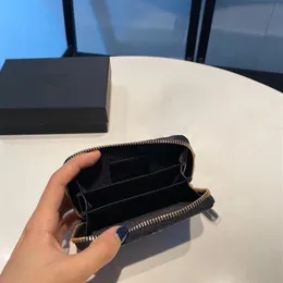 Ny kvalitet äkta lädermens plånbok med låda Luxurys designers plånbok kvinnor plånbok pures pures kreditkortshållare pass h217n