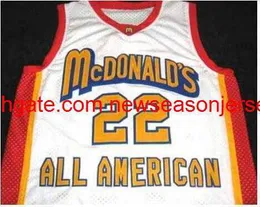 Vintage #22 Carmelo Anthony McDonald S All American Basketball Jersey Custom Any Name Number Jersey