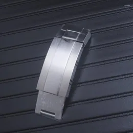 Titta på band 16mm rostfritt stål distribueringslås Deployant Buckle Folding