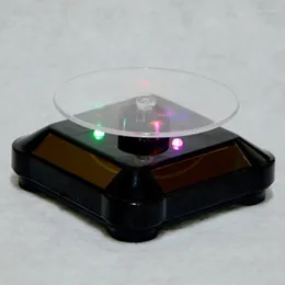 Biżuteria torebki LED LED Solar wyświetlacz stojak 360 Rotacja