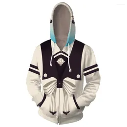 Herren Hoodies Toilet-Bound Hanako-kun Hoodie Männer Casual Cosplay Nene Yashiro Sweatshirts 3D-Druck Mit Kapuze Reißverschluss Mantel Oberbekleidung Outfit