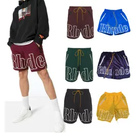 herrshorts Designer sommarbadkort knälång hiphop high street sport Plus Size Shorts XXL 3XL 4XL träningsstrandbyxor elastisk midja för herr