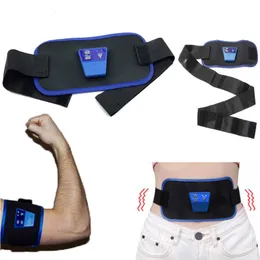 Back Massager Electronic Health Care Muscle Arm leg Waist Body machine Massage Belt Slimming Fitness Stimulator AB Gymnic Belt Device 230311