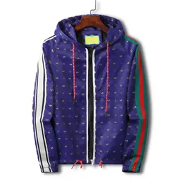 디자이너 남자 까마귀 재킷 코트 스트리트 조깅 스포츠 윈드 브레이커 레터 포켓 재킷 크기 m-3xl