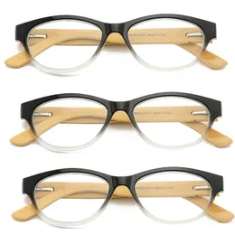 Солнцезащитные очки ПК бамбуковые очки для чтения мужчины женщины против синего света пресбиопический прозрачный портативный увеличение 100 150 200 300 350sunglasses