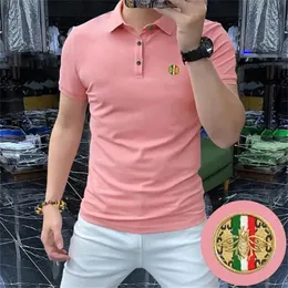 New Style Brand 2023 Men Polo Shirts Luxury Italy Designer Mens Clothes Short Sleeve Fashion Casual Men's Summer T Shirt Many colors are available Size M-4XL
