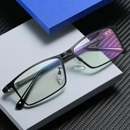 Sonnenbrille Business Anti-Blau-Brille Herren Retro Kleiner Rahmen Flacher Spiegel Kann Mit Myopie AE0933Sonnenbrillen Ausgestattet Werden