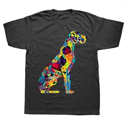 Мужские футболки Trade Great Deg Dog Summer Style График хлопковой уличная одежда с коротким рукавом подарки на день рождения футболка мужская одежда