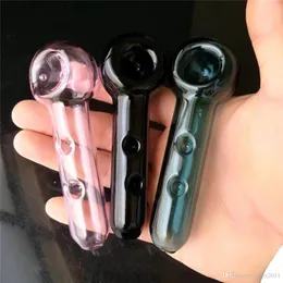 Concave spot color cooker Wholesale Glass bongs Oil Water Pipes Glass Pipe Oil Rigs Smoking