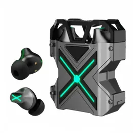 K89 Kablosuz Oyun Kulaklıkları Bluetooth 5.3 Kulaklık Hifi Stereo Bas Tws Kulak Tomurcuklarında Sports Metal Şarj Çantası ile Gürültü Engelleme Kulaklığı